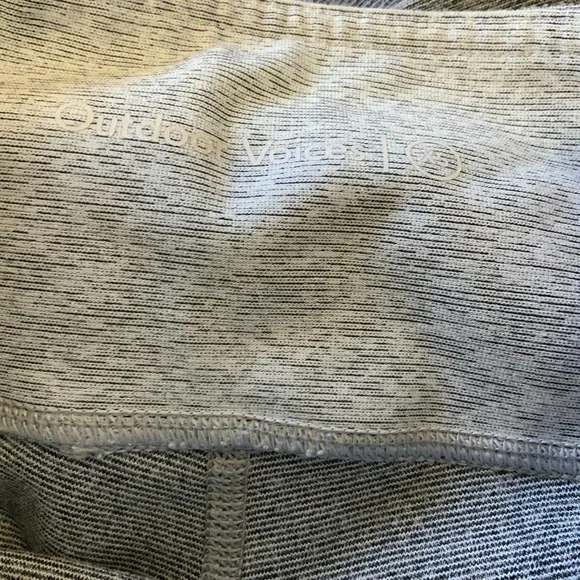 Outdoor Voices 7/8 Dipped Warm Up Leggings Colorblock Ash & Dove Size XS - Picture 6 of 7